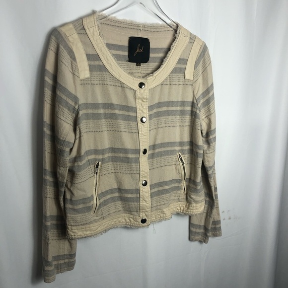 BB DAKOTA JACK CATORIE BEIGE GRAY Blazer 0542 - Picture 1 of 3